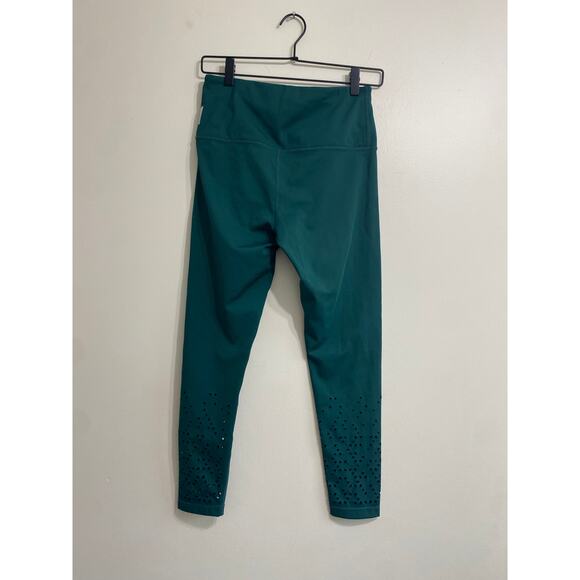 Trendy Zella Laser Cut Leggings - Green - Picture 8 of 11